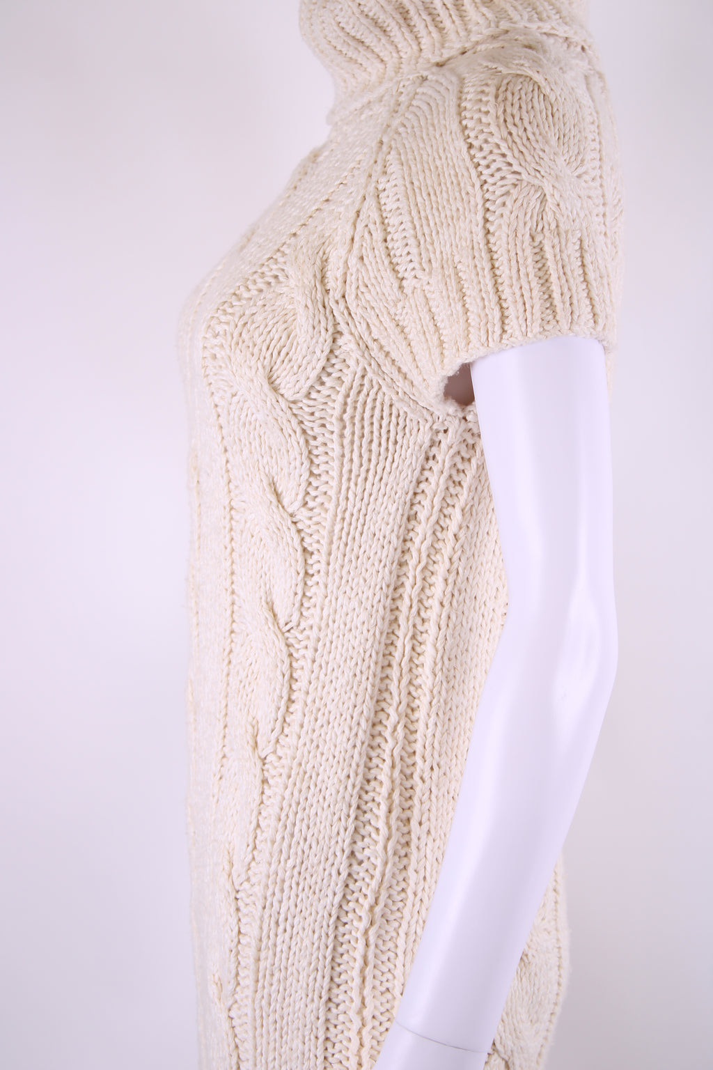 Ralph Lauren S/S High Neck Jumper Dress Cream M