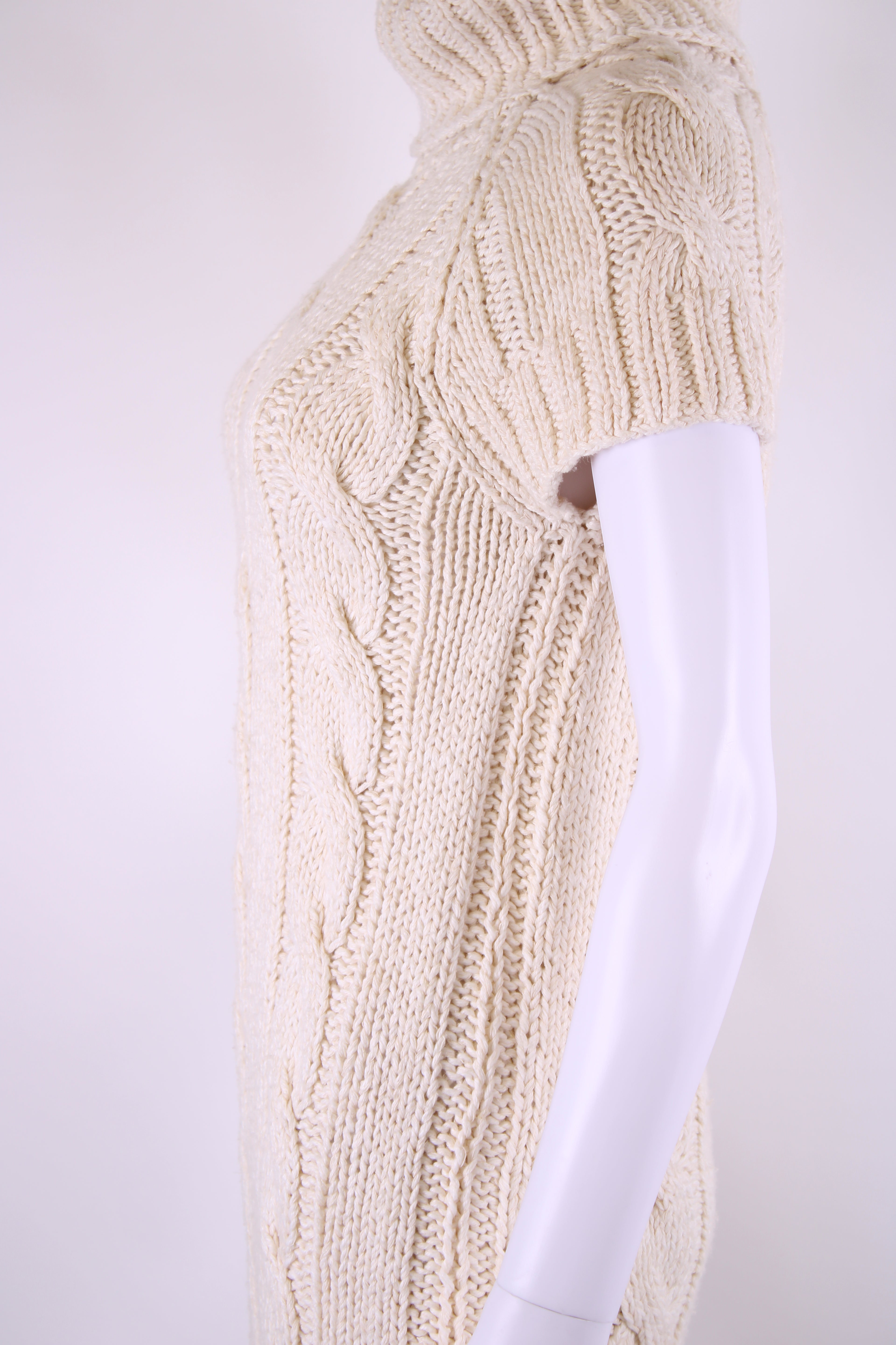 Ralph Lauren S/S High Neck Jumper Dress Cream M