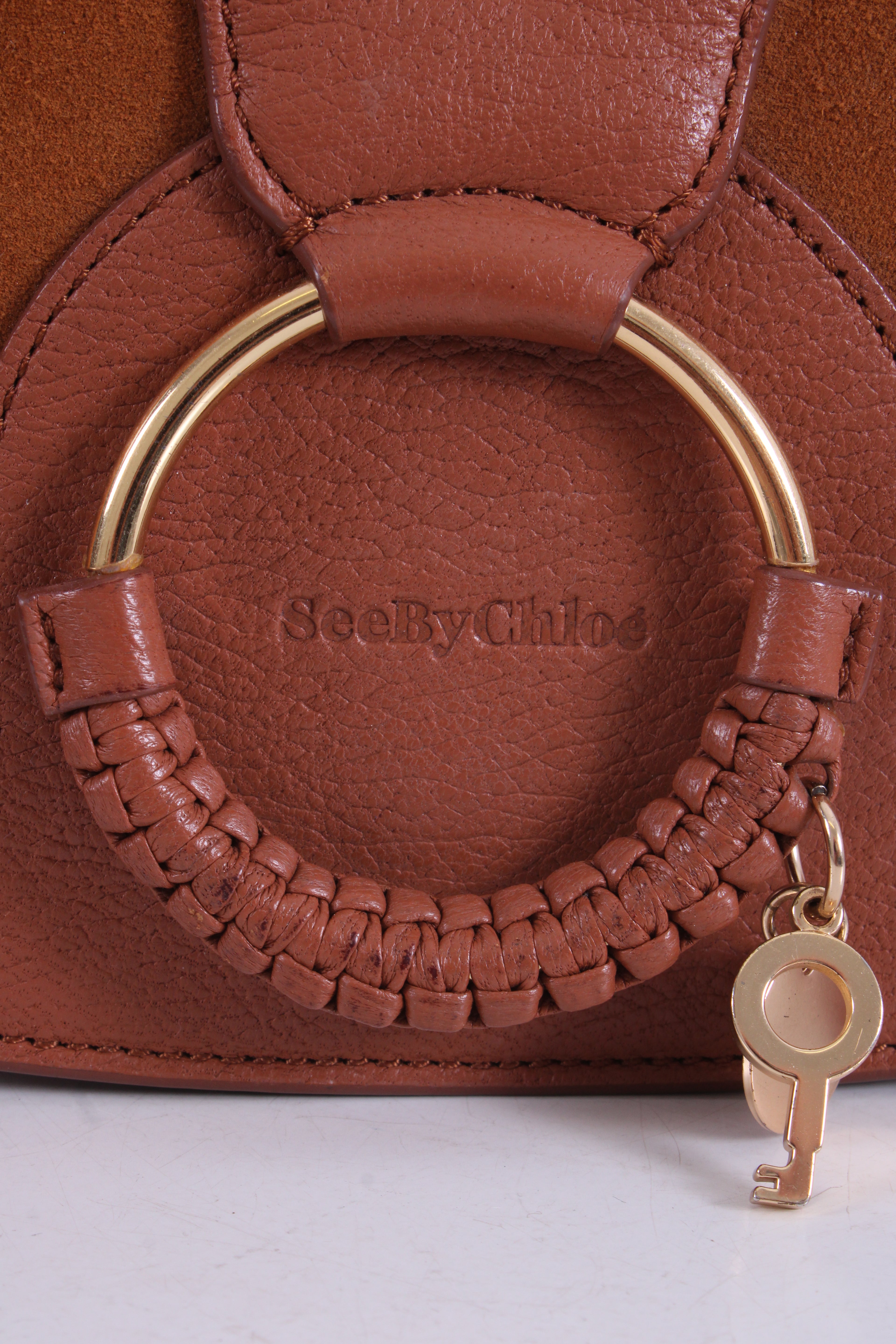 See By Chloe Satchel Crossbody Bag Tan