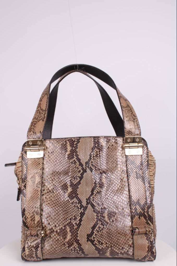 Jimmy Choo Python hobo bag Beige