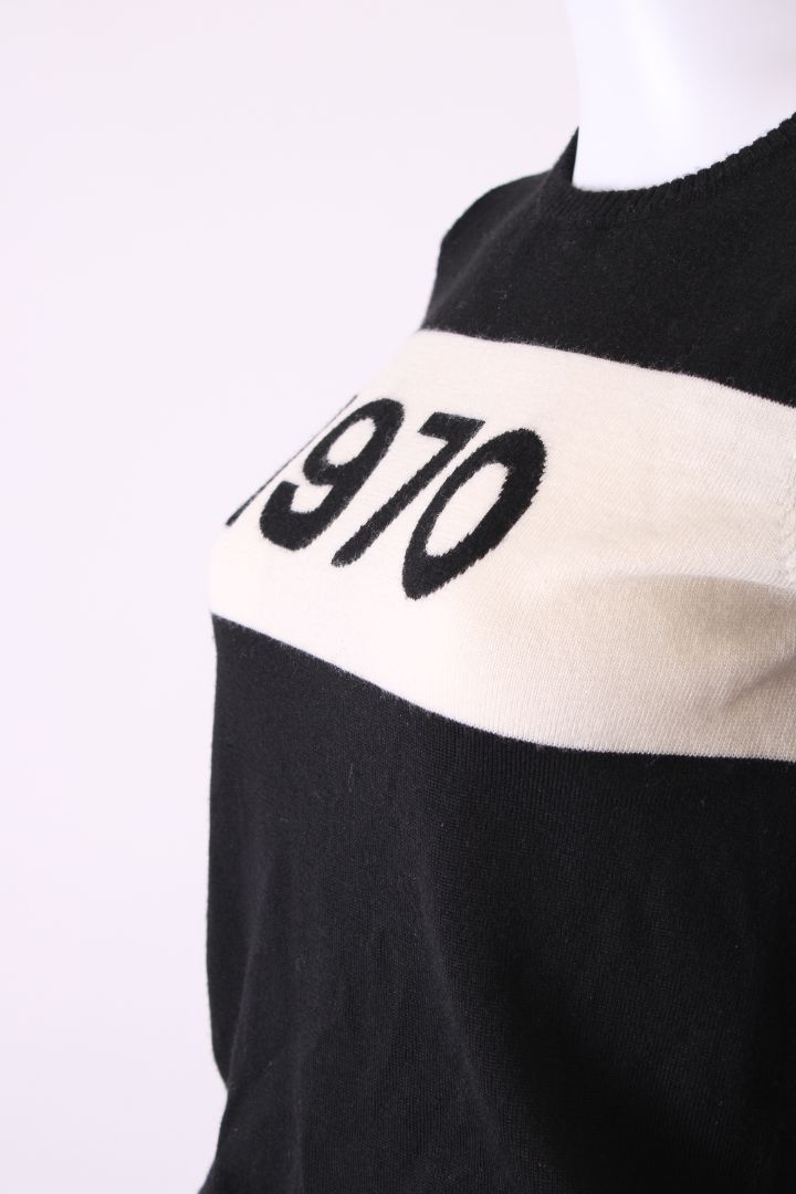 Bella Freud 1970 Jumper Black/ White S