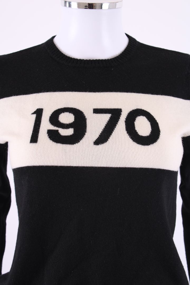 Bella Freud 1970 Jumper Black/ White S