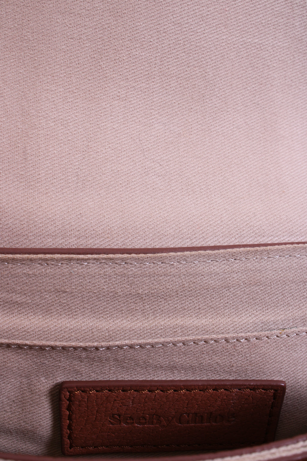 See By Chloe Satchel Crossbody Bag Tan