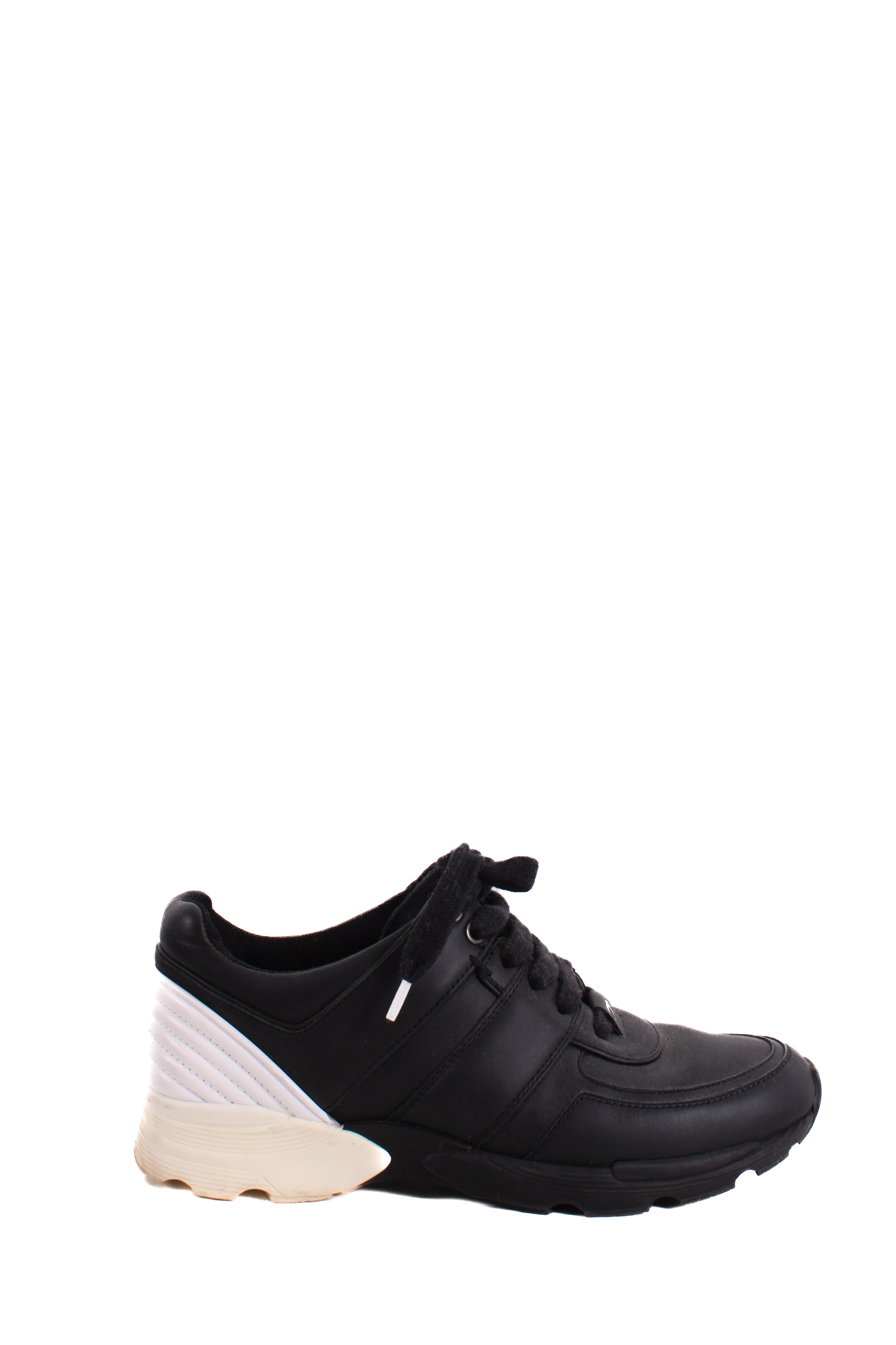 Chanel Trainers Black/ White 37.5
