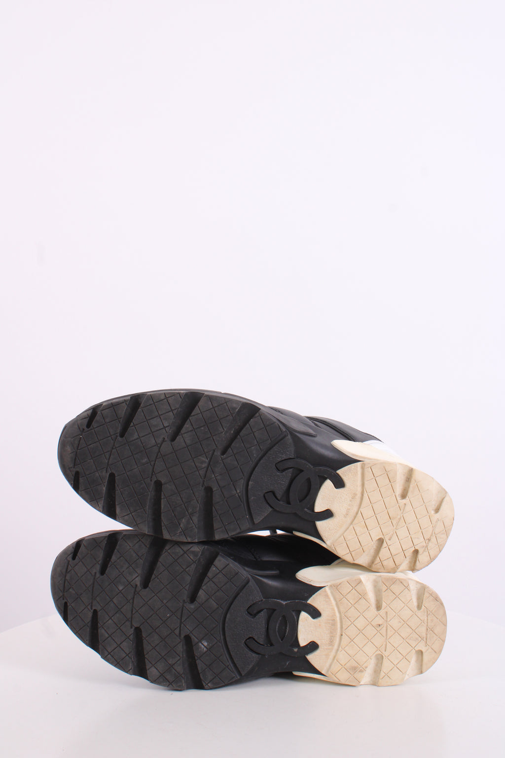 Chanel Trainers Black/ White 37.5