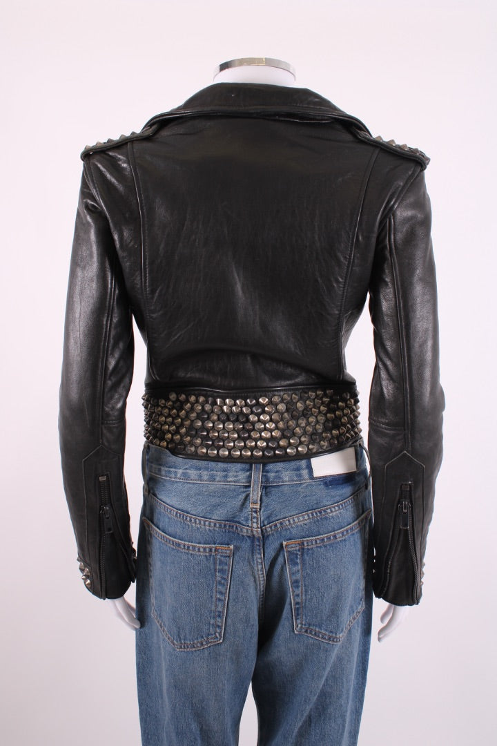 Robins Jean Leather Jacket Black S