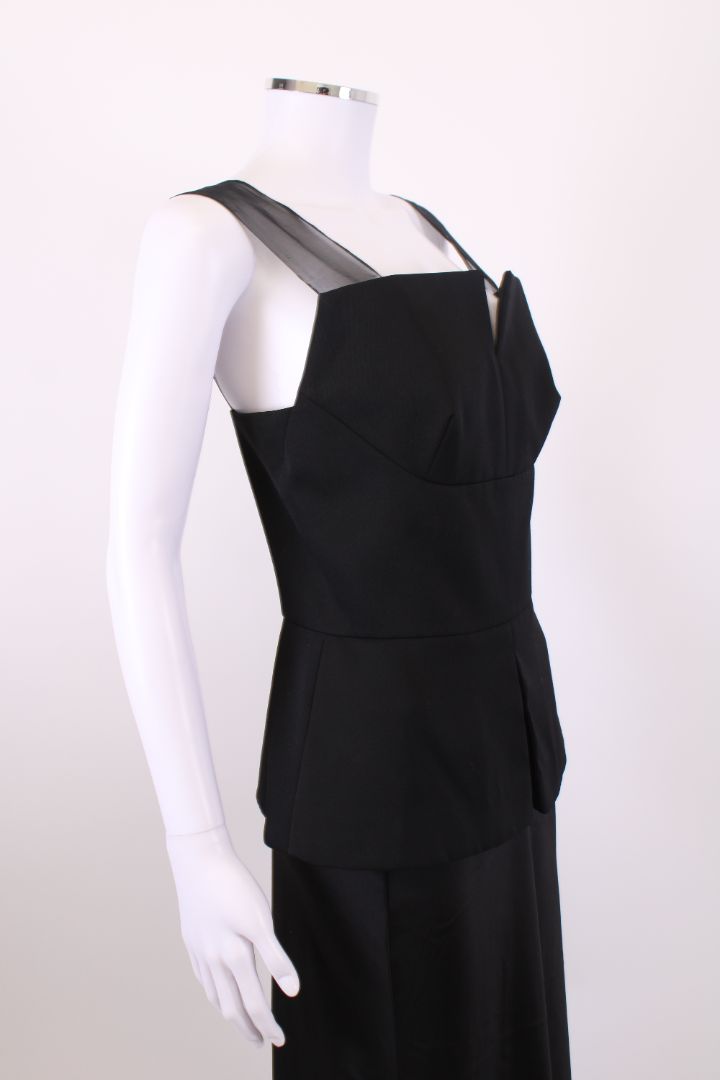 3.1 Phillip Lim S/S Mesh Strap Top Black 10