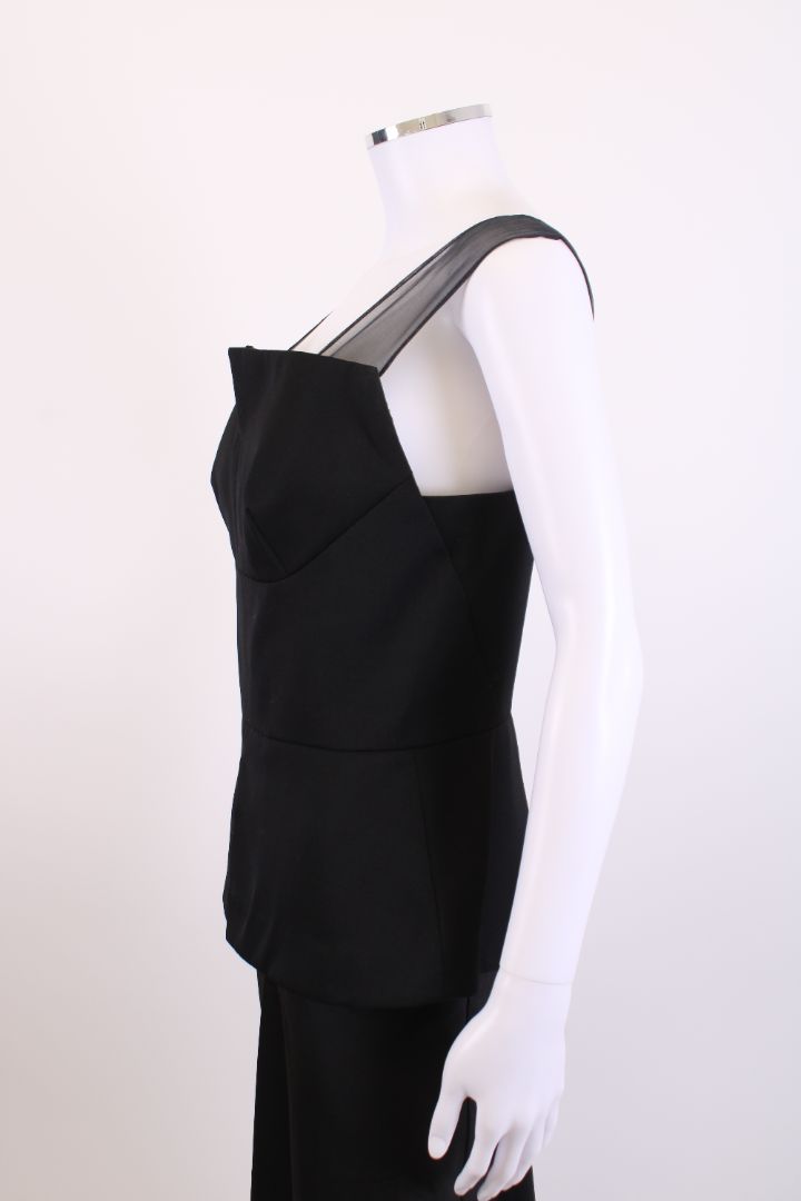 3.1 Phillip Lim S/S Mesh Strap Top Black 10