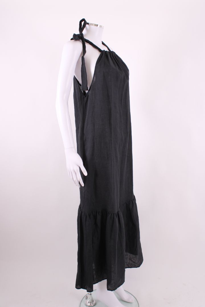 Asceno S/S The Ibiza Dress Black XS