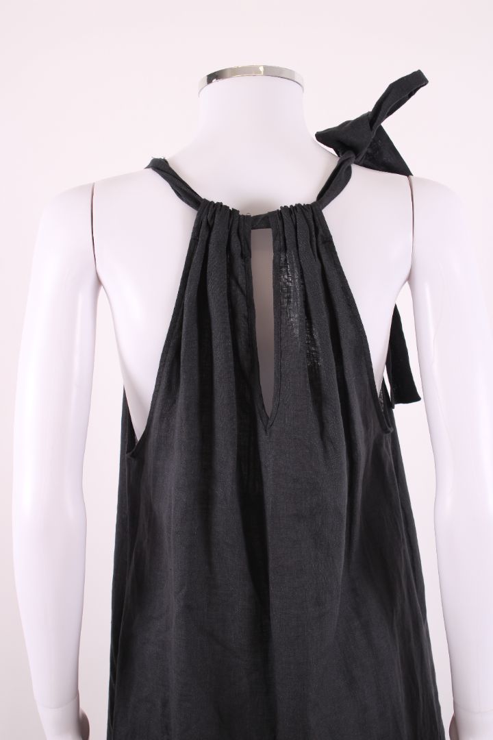 Asceno S/S The Ibiza Dress Black XS