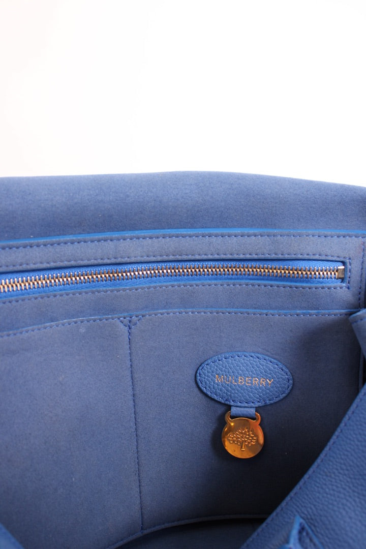 Mulberry Bayswater Handbag Cornflower Blue