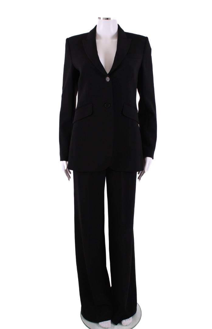 Theory Trouser Suit Black 8