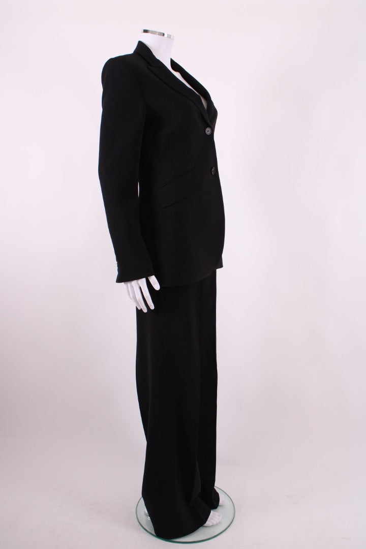Theory Trouser Suit Black 8