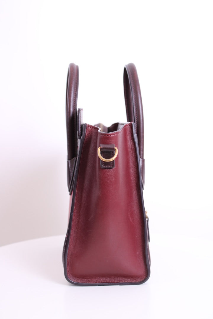 Celine Nano Luggage Tote Tri Colour