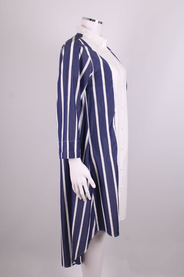 Sara Roka Dress Blue Stripe