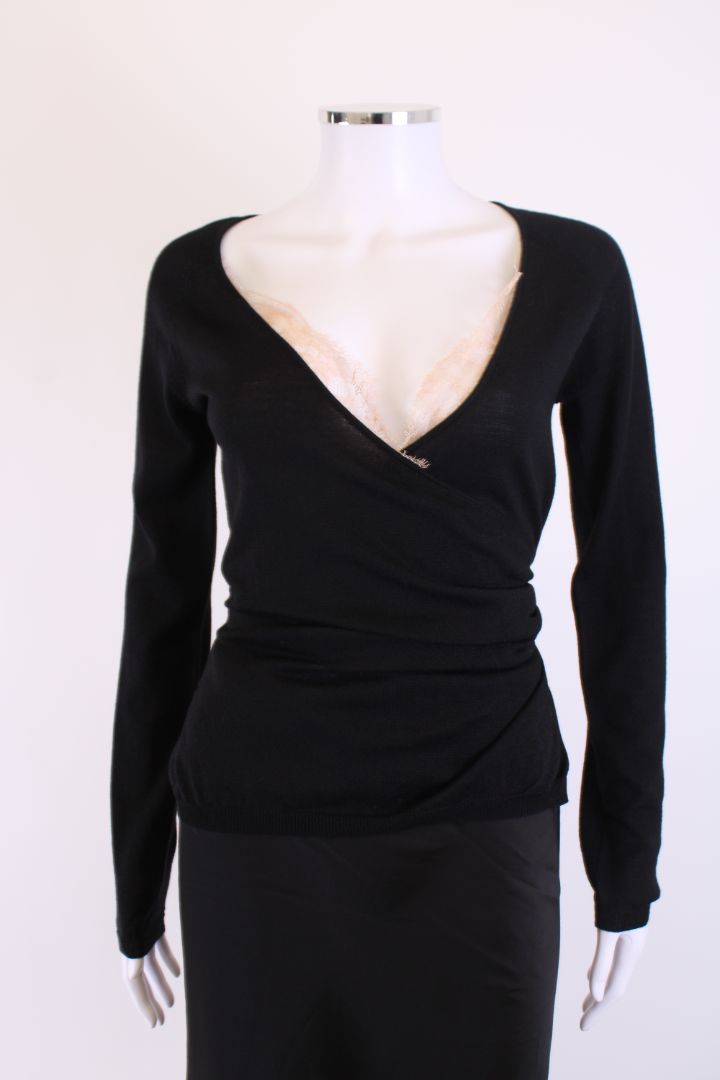 Red Valentino Cardigan Black/ Nude L