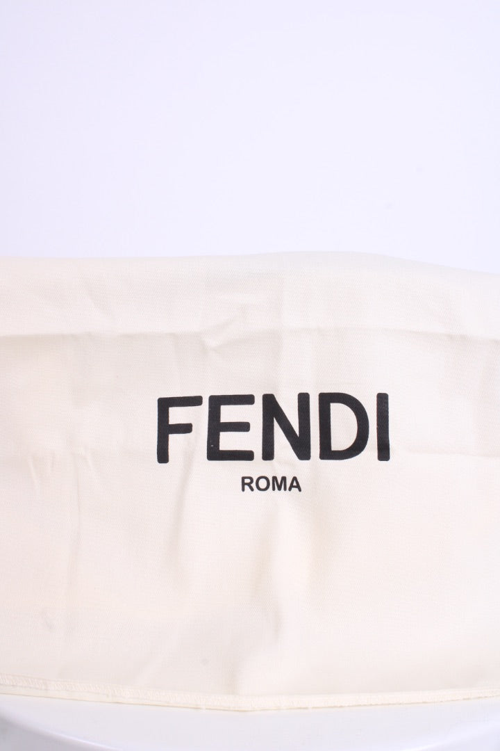 Fendi Sequin/ Lizard Trim Baguette Bag Grey/ Orange
