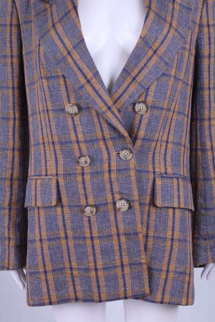 Isabel Marant Etoile Blazer Blue/ Yellow 10