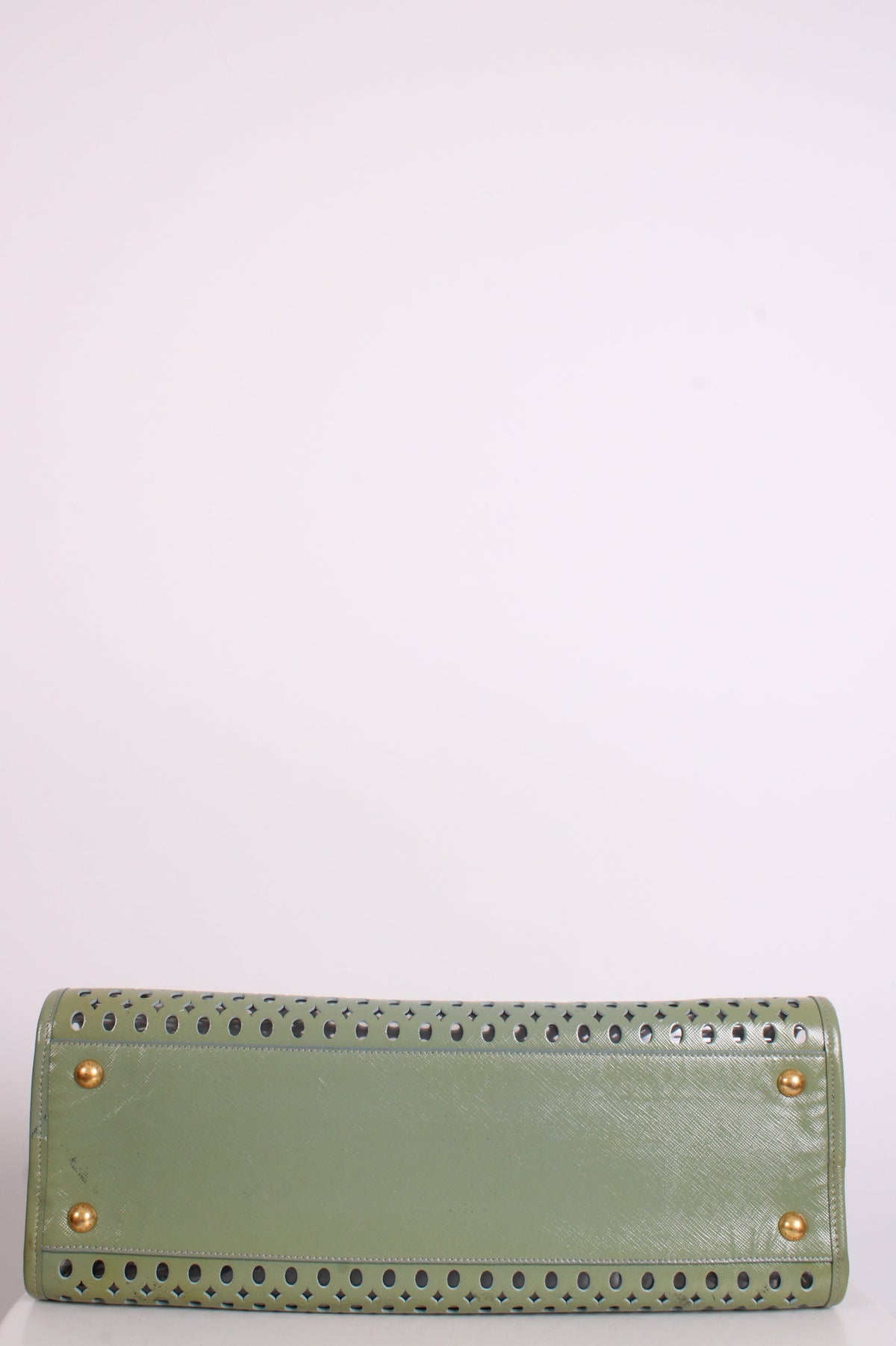 Prada City Fori Handbag Green