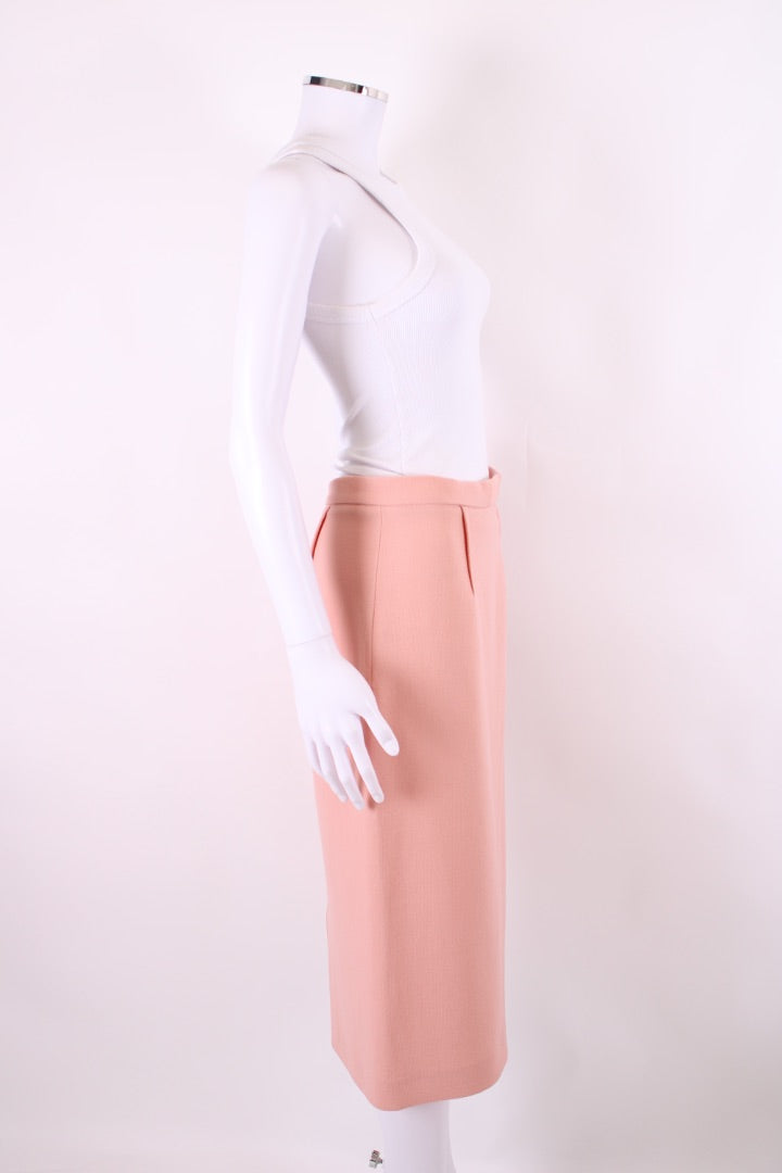 Roland Mouret Pencil Skirt Peach 12