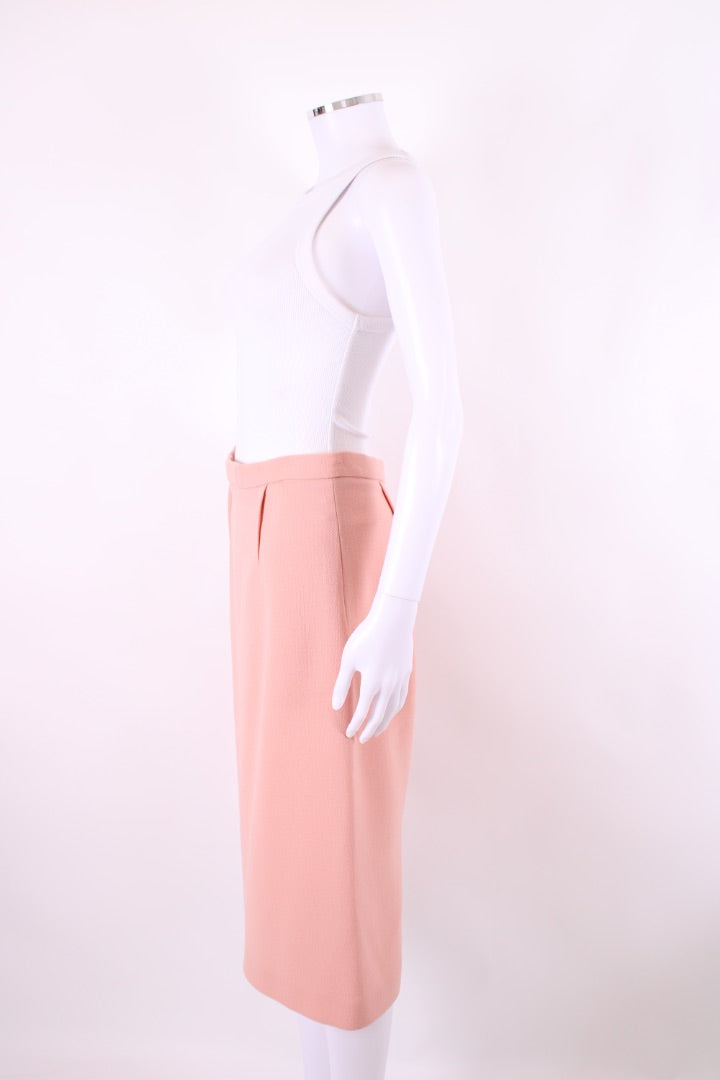 Roland Mouret Pencil Skirt Peach 12