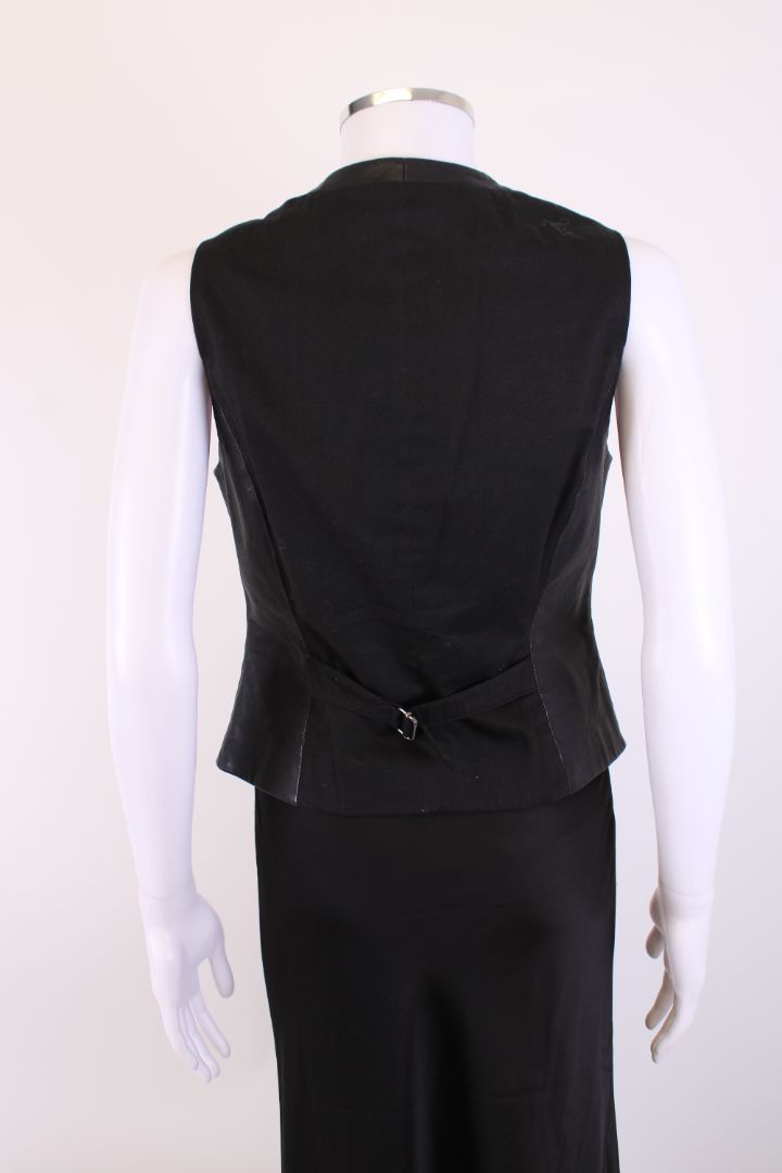 Rag & Bone Leather Waist Coat Black 12