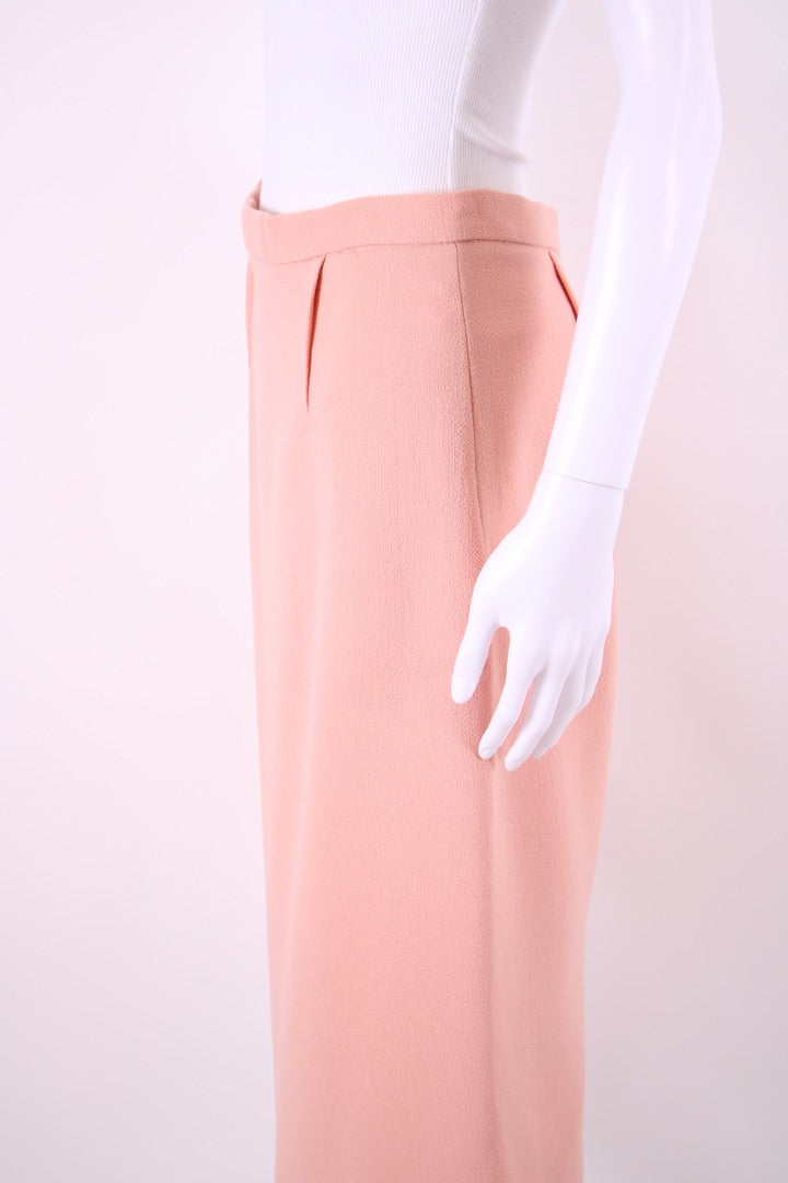 Roland Mouret Pencil Skirt Peach 12