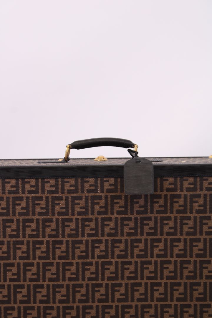 Fendi trunk brown monogram L