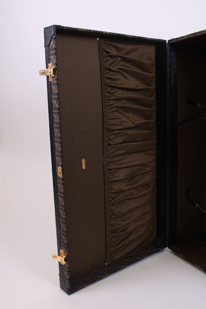 Fendi trunk brown monogram L