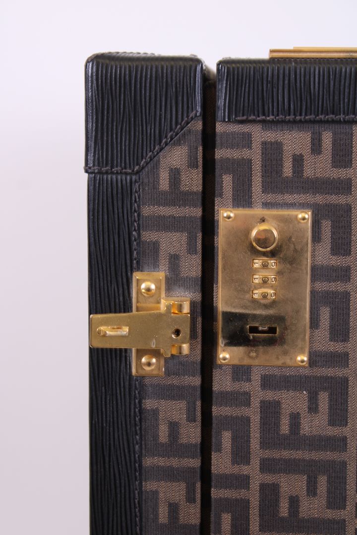 Fendi trunk brown monogram L