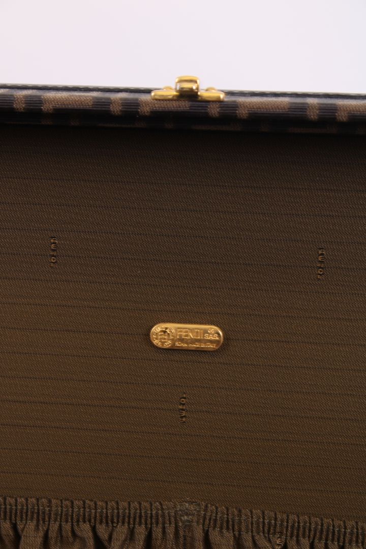 Fendi trunk brown monogram L