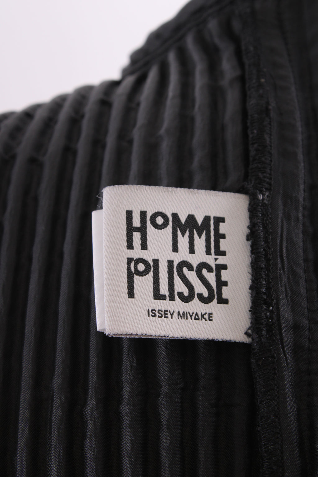Homme Plisse Ribbed Jacket Black 1