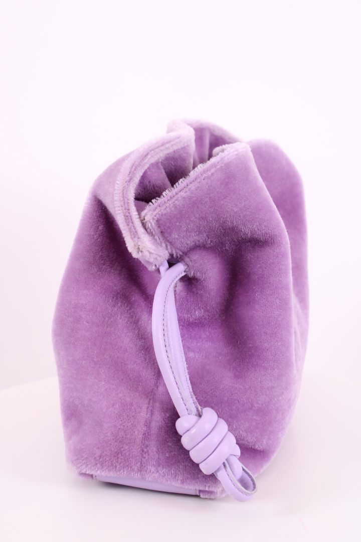 Loewe Mohair Flamenco Bag Purple OS