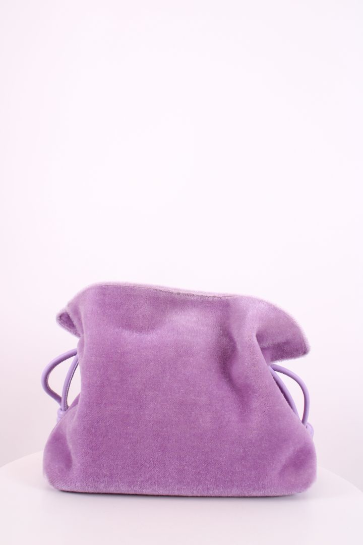 Loewe Mohair Flamenco Bag Purple OS