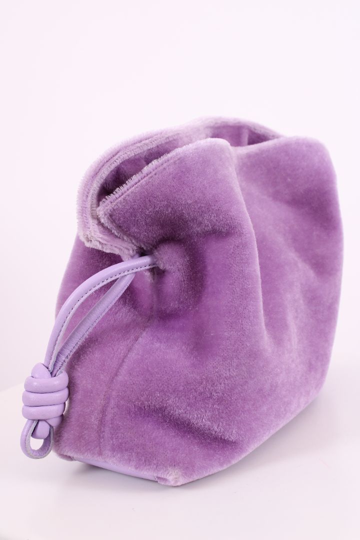 Loewe Mohair Flamenco Bag Purple OS