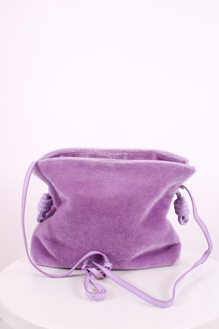 Loewe Mohair Flamenco Bag Purple OS