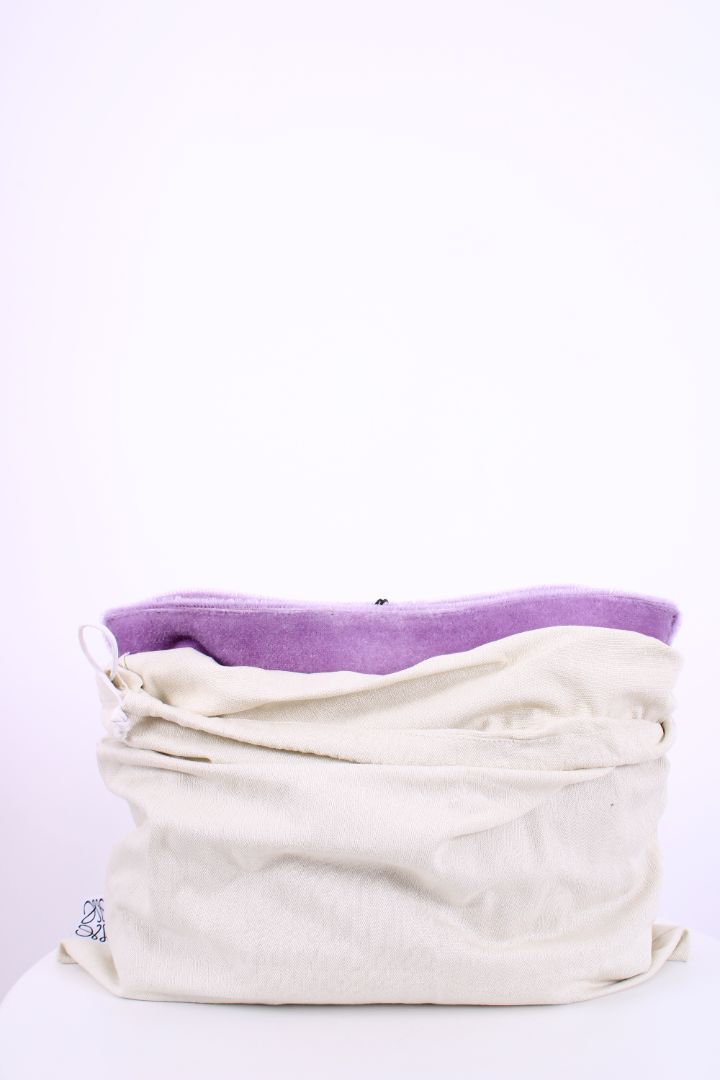 Loewe Mohair Flamenco Bag Purple OS