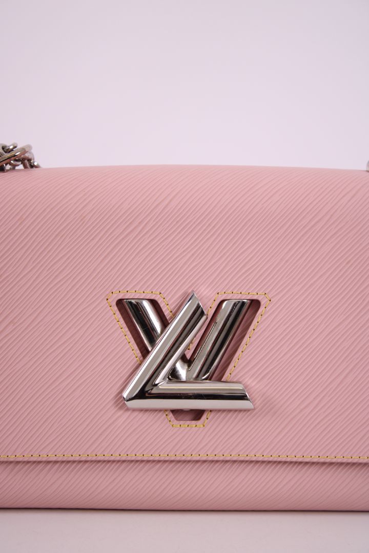 Louis Vuitton Epi Twist MM Shoulder Bag Pink