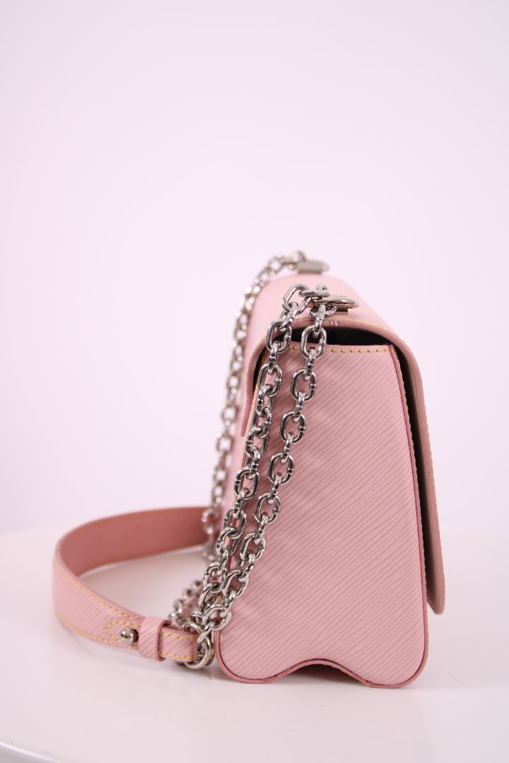 Louis Vuitton Epi Twist MM Shoulder Bag Pink