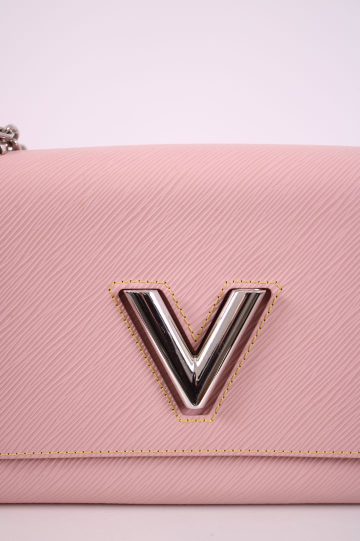 Louis Vuitton Epi Twist MM Shoulder Bag Pink