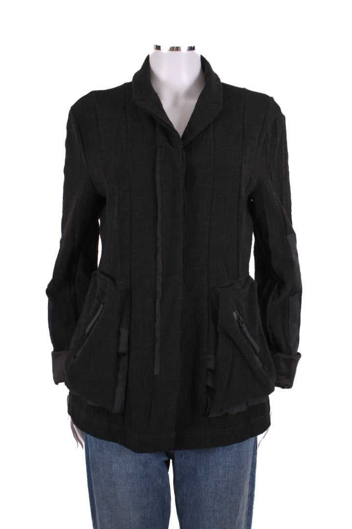 Rundholz wool Jacket Black/Grey S