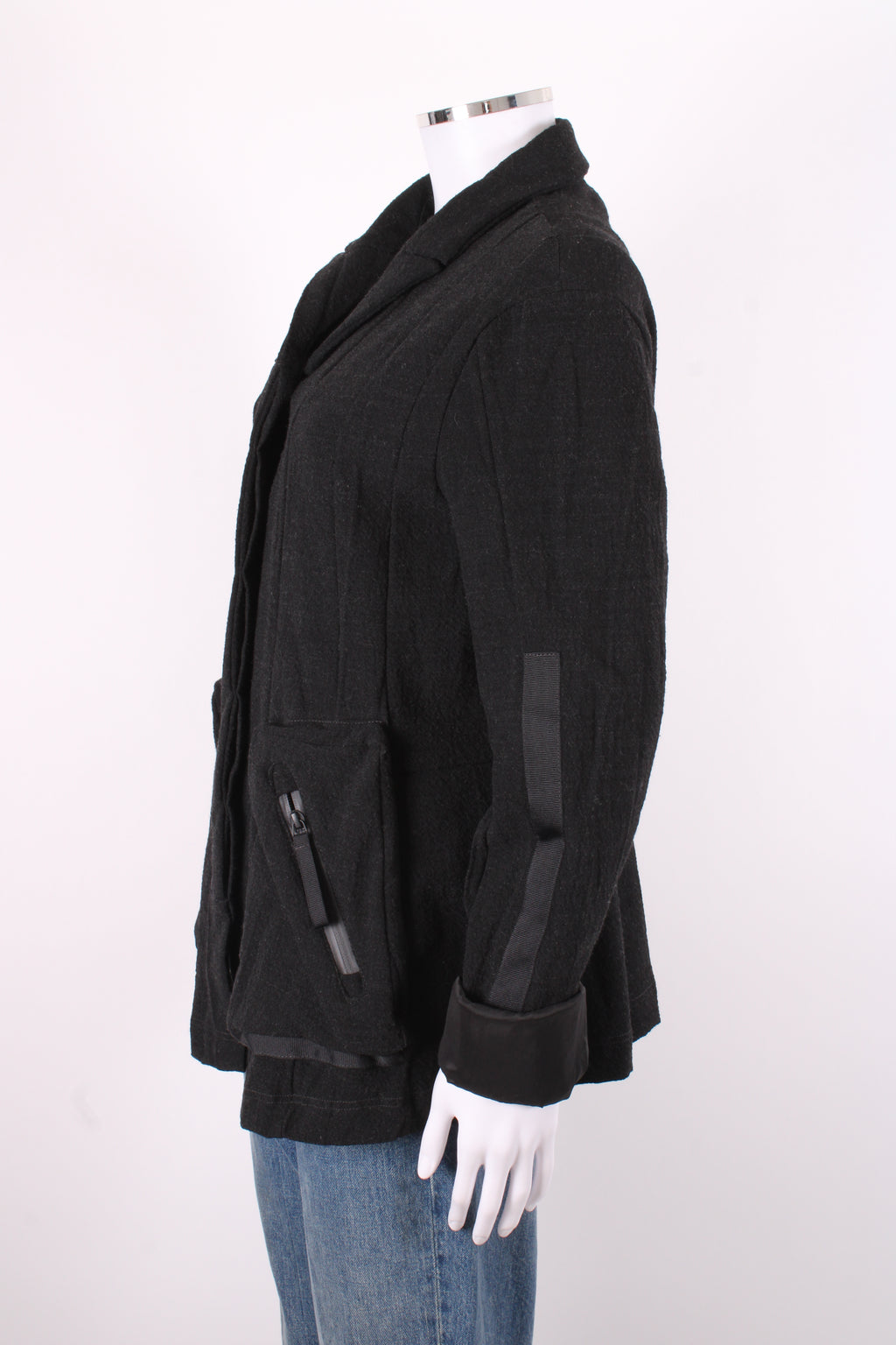 Rundholz wool Jacket Black/Grey S