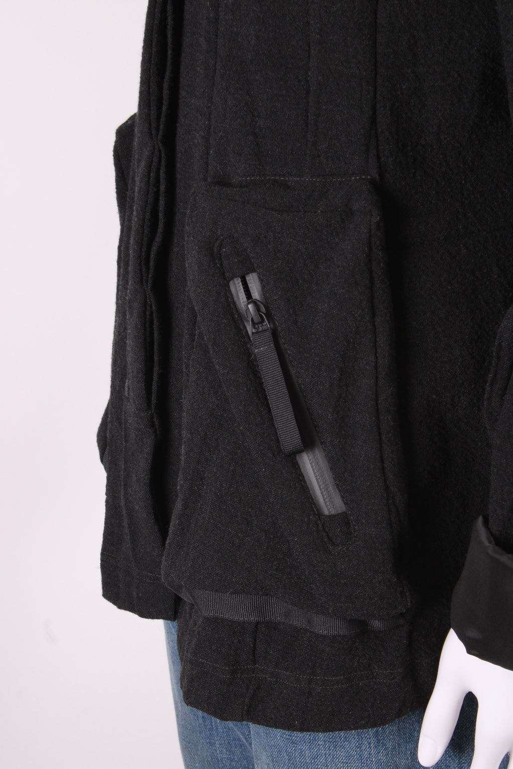 Rundholz wool Jacket Black/Grey S