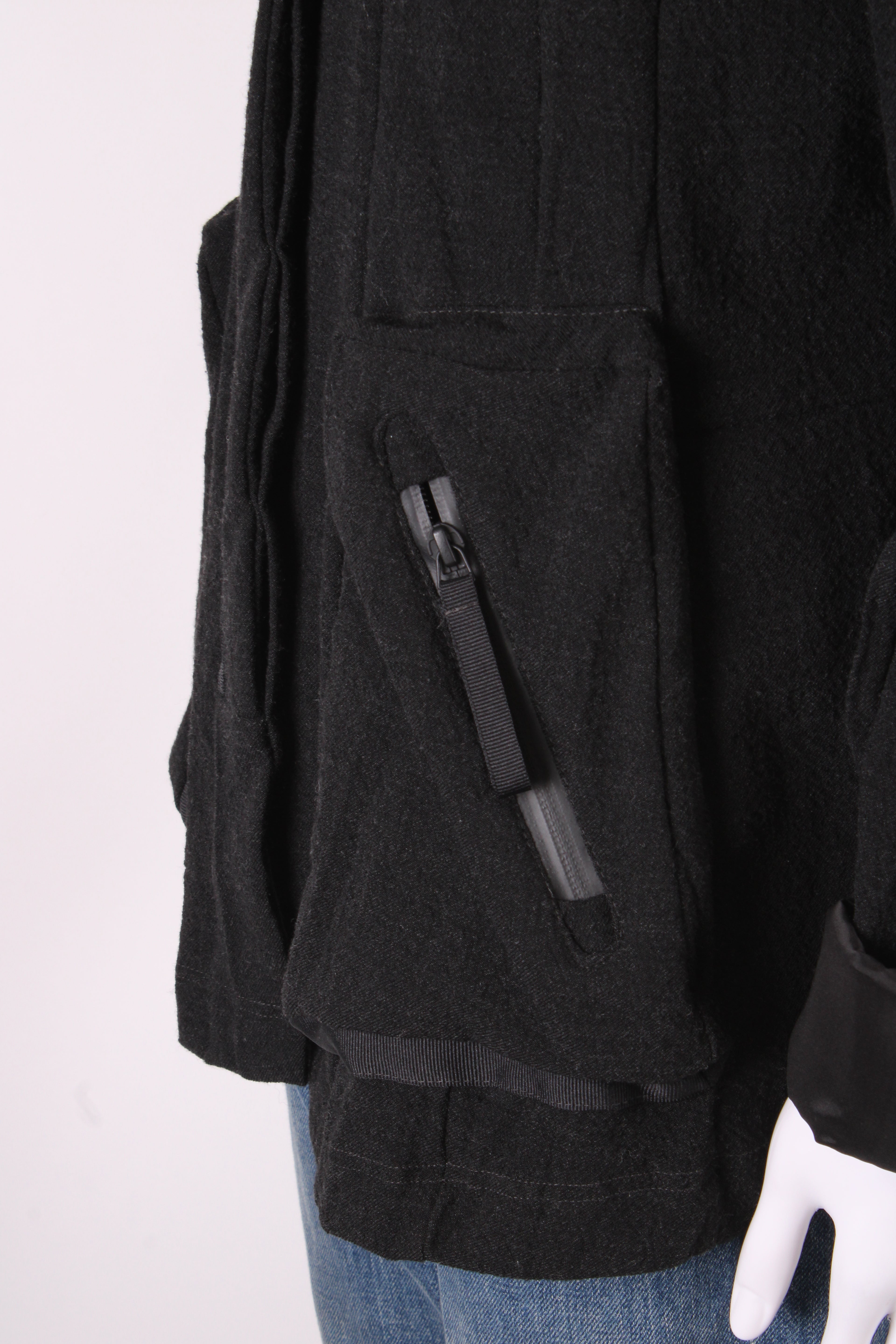 Rundholz wool Jacket Black/Grey S
