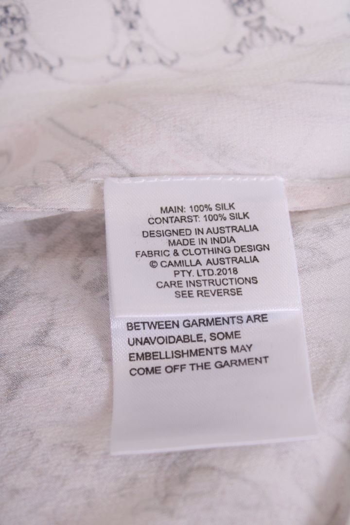 Camilla Dress White Print S