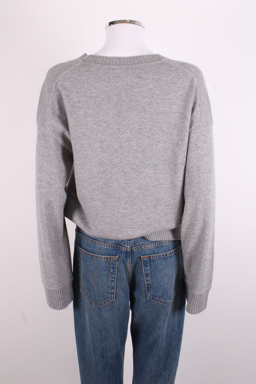 Chinti & Parker L/S Cashmere Jumper Grey M