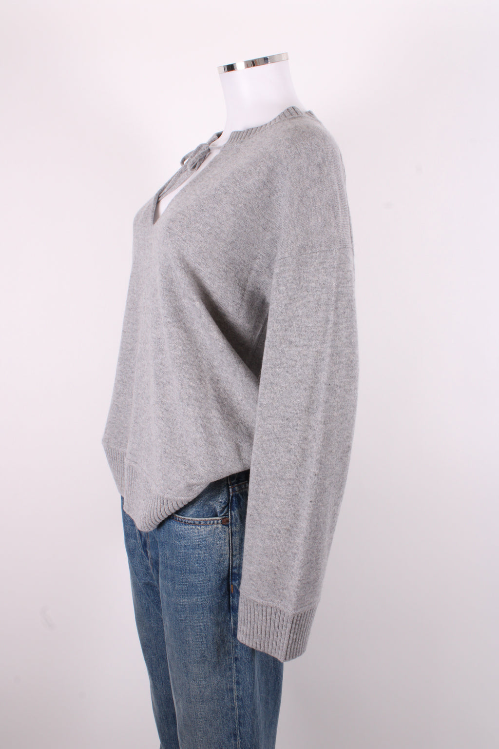 Chinti & Parker L/S Cashmere Jumper Grey M