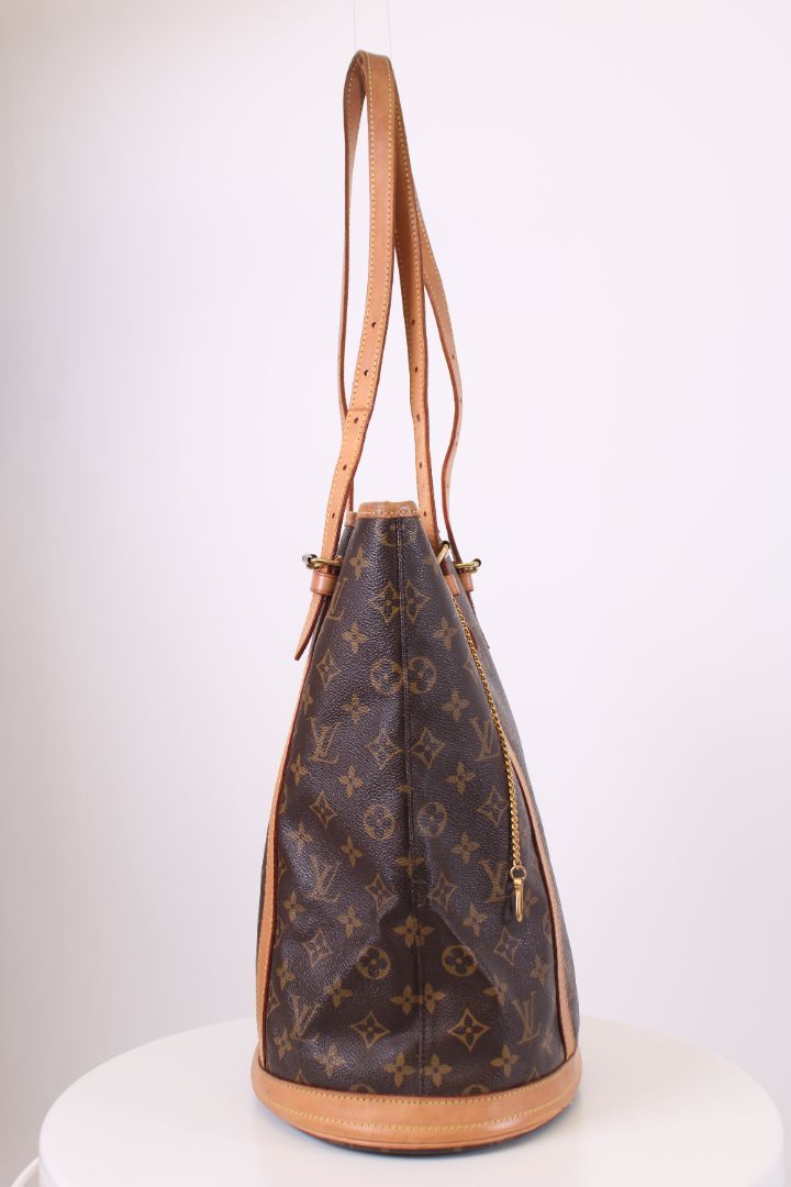 Louis Vuitton Tote Bag bucket GM Handbag Brown Monogram