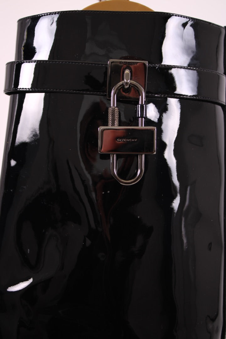 Givenchy boots kneehigh rubber Black 37