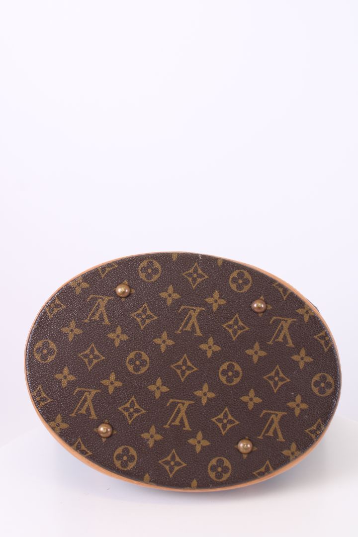 Louis Vuitton Tote Bag bucket GM Handbag Brown Monogram